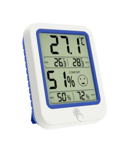 2 PCS Electronic Wall-Mounted Industrial Digital Display Thermometer And Hygrometer