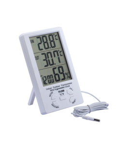 TA298 Digital LCD Humidity / Hygrometer and Thermometer with Extra Sensor Cable