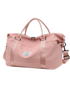 Bolsa esportiva de viagem, bolsa esportiva de ginástica embalável, bolsa de viagem de grande capacidade, bolsa de viagem de ombro resistente à água, fim de semana para mulheres homens e sacolas de ginástica