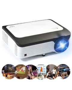 Wejoy L6 5 inch 200 ANSI Lumen 1920 x 1080P Android 6.0 HD Bluetooth 4.0 WiFi HD Smart Projector, Support AV / VGA / HDMI / 2 x USB / RJ45, 1G+8G