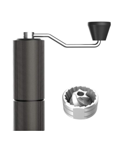 TIMEMORE Moedor de café manual Chestnut C2 com capacidade de 25 g com rebarba cônica de aço inoxidável CNC - configuração interna ajustável, posicionamento de rolamento duplo, café