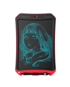 WP9316 10 inch LCD Monochrome Screen Writing Tablet Handwriting Drawing Sketching Graffiti Scribble Doodle Board for Home Office Writing Drawing(Red)