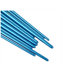 Set of 2 Sold Nylon Pearlescent Round Tip Watercolor Acrylic Outlining Brushes (Blue)