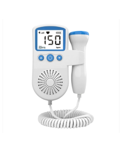 B3 Home Doppler Ultrasound Handheld Fetal Heart Monitor Fetal Heart Monitor for Pregnant Women (Blue)