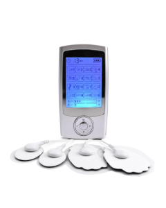 16 Mode Digital Electronic Pulse Massager Muscle Stimulator Pain Relief Machine(Silver)