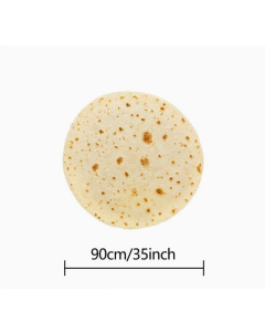 1pc Tortilla Blanket Pepperoni Pizza Blanket Realistic Donut Blanket Food Throw Blanket, Personalized Gift Blanket, Soft And Comfortable Facecloth Round Blanket Cookies Blanket Novelty Realistic Cookies Throw Blanket