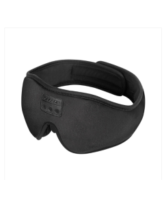 EM4 Bluetooth 5.2 Eye Mask Wireless Headset Blackout Eye Protection for Sleep Office Lunch Break (Black)