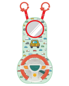 Dican Motorista Reserva Sons e Luzes, Estimula Coordenação Motora e Audição, Sensação de Toque e Treinamento Visual, Multicolorido