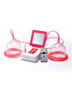 Portable USB Charging Chest Electric Massage Instrument(Remote Control B Cup)