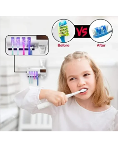 Smart UV Sterilizing Toothbrush Holder