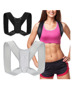 Invisible breathable posture correction belt with adjustable back corrector