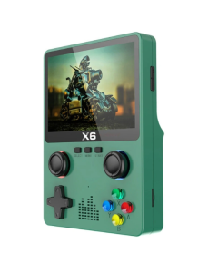 X6 3.5inch HD Screen Handheld Game Console 32GB 10000 Games with Dual Rocker Arcade Simulator Pocket Joystick Game Controller