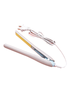 I0813 Portable Hair Styler Straight Hair Curl Clip Cartoon Mini Student Clipboard U.S. Plug, Color Random Shipments