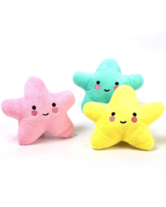 Pet Teething Toys Plush Starfish Sound Toys