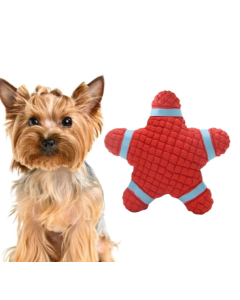 Dog sound toy latex teething resistant dog chew toy