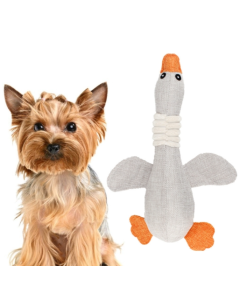 Long animal goose sound bite-resistant dog toy plush teething dog supplies
