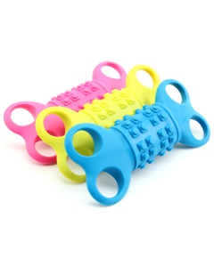 Hole bone pet teething stick (color shipped randomly)