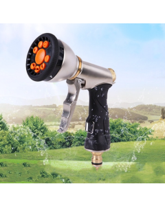 Electroplating multifunctional high pressure water gun 9 functions front trigger car wash water gun