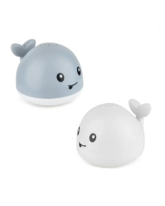 Whale toy that squirts water