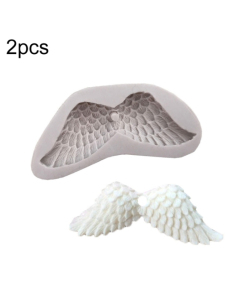 2pcs sold as one Angel Wings 3D Silicone Mould Flip Cake Decoration Tool