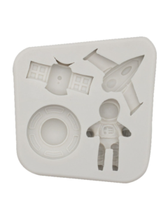 Astronaut Planet Rocket Silicone Fondant Chocolate Mould Cake Decoration Accessories Tools