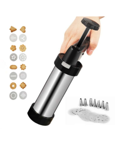 Multi-functional stainless steel laminating gun set Cookie cutter hand-press biscuit machine home DIY baking tools