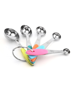 Five-in-one stainless steel measuring spoon set baking kitchen gadgets