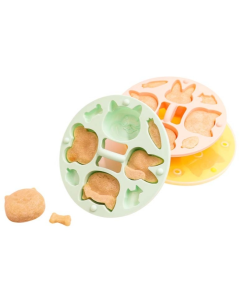 DIY silicone animal cake rice cake mold with lid, special baking tool for baby food pot