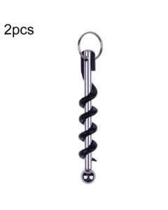Two pieces sold, outdoor creative bottle opener, pocket wine tool, key ring (OPP bag)