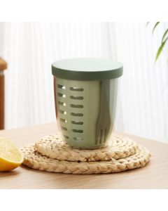 600ml drainable fruit cup with fork portable picnic box large capacity storage sealable leak-proof salad box