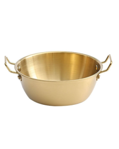 13cm 304 stainless steel thickened double-eared soup bowl snack fried chicken bowl