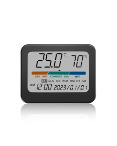 Household thermometer and hygrometer indoor thermometer color large screen display with perpetual calendar