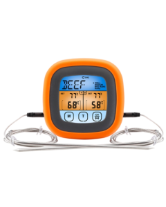 TS-6601-2 Kitchen Baking Touch Digital Double Needle Color Screen Food Thermometer