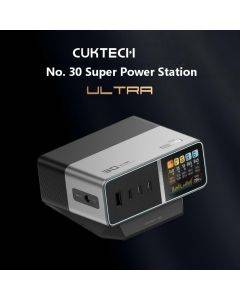CUKTECH 30 Ultra Power Station Desktop Charger for Computers, Mobile Phones, and Laptops - Multi-functional Base with Gallium Nitride Fast Charging and Multi-port PD Plug