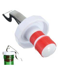 5 PCS Kitchen Gadgets Stainless Steel Silicone Wine Stopper Beer Opener