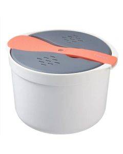 Kitchenware Microwave Oven Utensils Rrice Cooker Heating Steamer Pot Steamed Rice Box