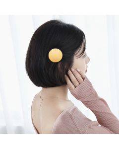 Metal buckle hair clip, smiling face hair styling tool