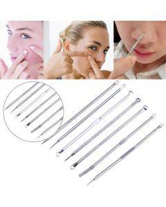 Stainless steel acne needle set, 7-piece set for squeezing and picking acne needles