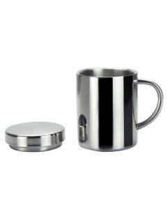304 Stainless Steel Double Insulation Coffee Drink Milk Water Mugs Durable Drinking Cup with Lid