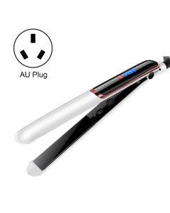 35W 2-in-1 roll straight dual-purpose electric hair straightener curling rod white