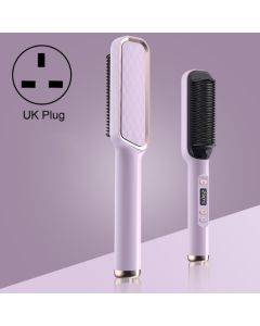 ZF-888 60W straight curly hair dual-purpose clamp electric curly hair comb Purple