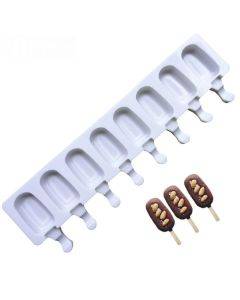 8-link silicone ice cream ice cream mold creative handmade ice grid mold