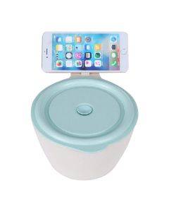 Wheat Fiber Instant Noodle Bowl Creative and Convenient Sealed Lunch Box with Mobile Phone Holder