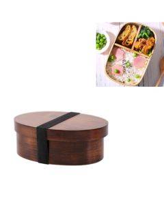 Wood Environmental Protection Tableware Portable Lunch Box Bento Box, Style:Single Layer(Paint Color)