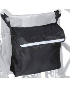 Outdoor Electric Wheelchair Armrest Storage Bag, Size: 18x16x8 inches(Black)