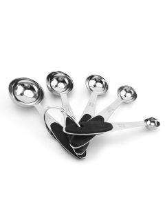 5 in 1 Stainless Steel Measuring Spoon Set Coffee Spoon Baking Kitchen Gadget