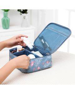 Large capacity, portable, waterproof, thickened travel makeup bag, beautician storage bag, women's makeup bag