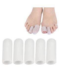 5 pieces sold, corns and toes covers, finger and toe care covers, colors shipped randomly, style: closed L
