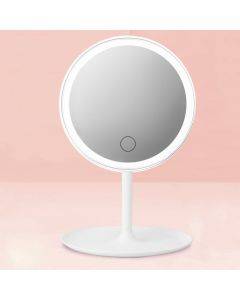 Wearing LED lights, makeup mirrors, dormitories, tabletops, makeup mirrors, girls, foldable and portable mirrors