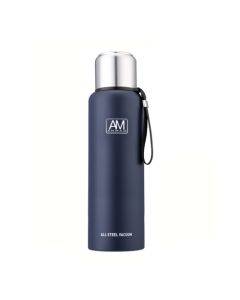 304 Stainless Steel Insulated Mug Large Capacity Sports Water Cup Outdoor Travel Pot, Capacity: 750ml(Dark Blue)
